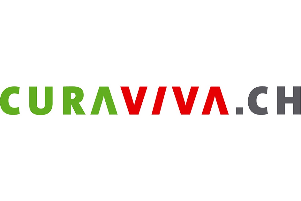 Das Bild zeigt das Signet der Curaviva des Branchenverbandes für Menschen mit Unterstützungsbedarf.